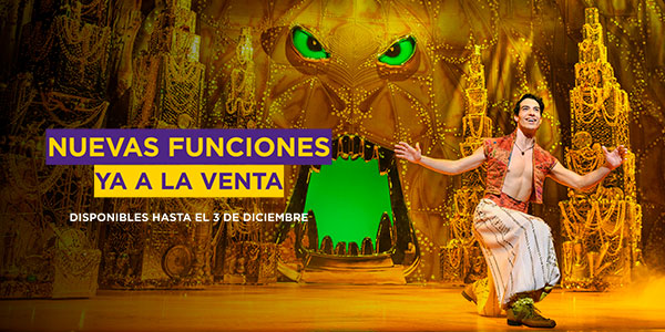 Aladdín el musical - Nuevas Funciones a la Venta hasta 3 diciembre